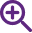 Lupa con símbolo más