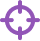 Crosshairs representing a role-based email targeting a specific role or department