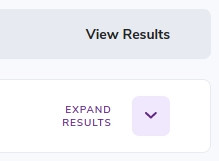 Expand results arrow which allows you to see the details of ,[object Object], tool tests