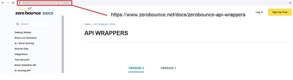 email verification tools for API wrappers from ZeroBounce. 