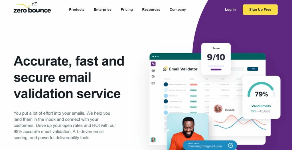 zerobounce customer engagement trends see from the home page.