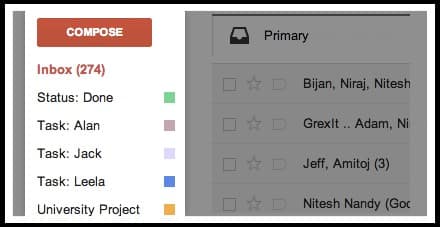 keep inbox clean example