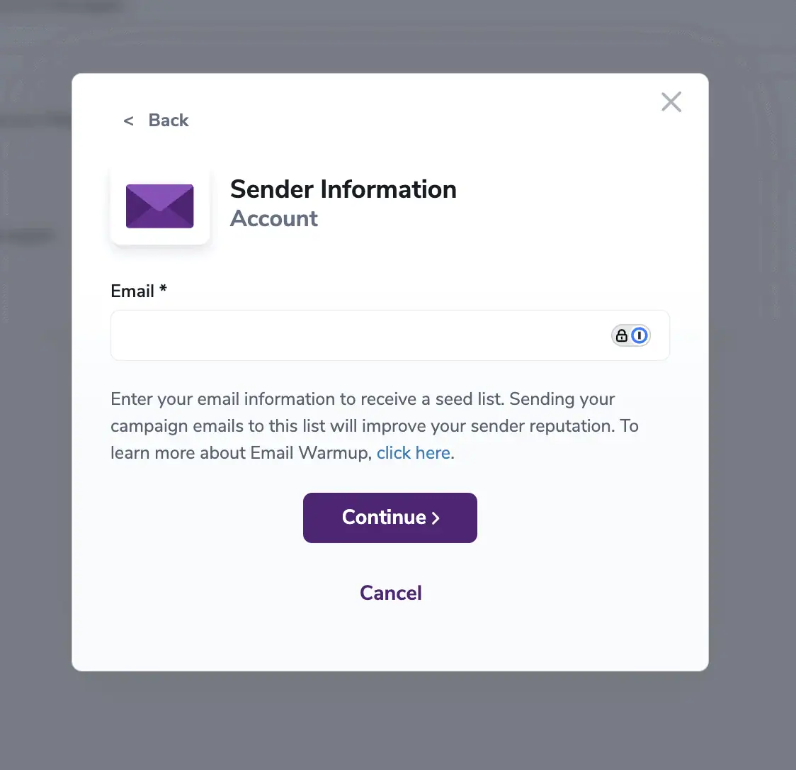 Eligiendo “Let ZeroBounce manage the email sending”.