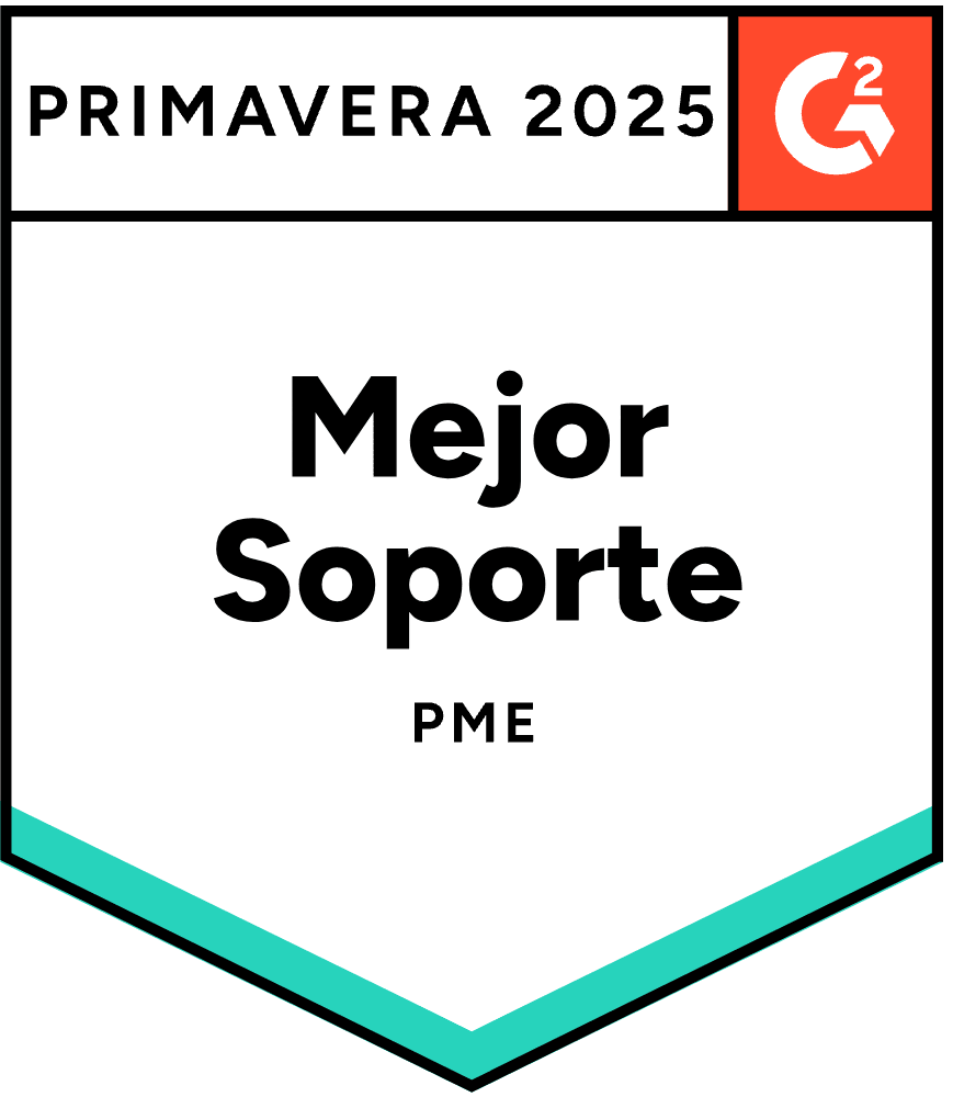 ZeroBounce ha obtenido el Mejor Soporte para Pequeñas Empresas según G2 para la Primavera de 2025 como verificador de correos electrónicos.