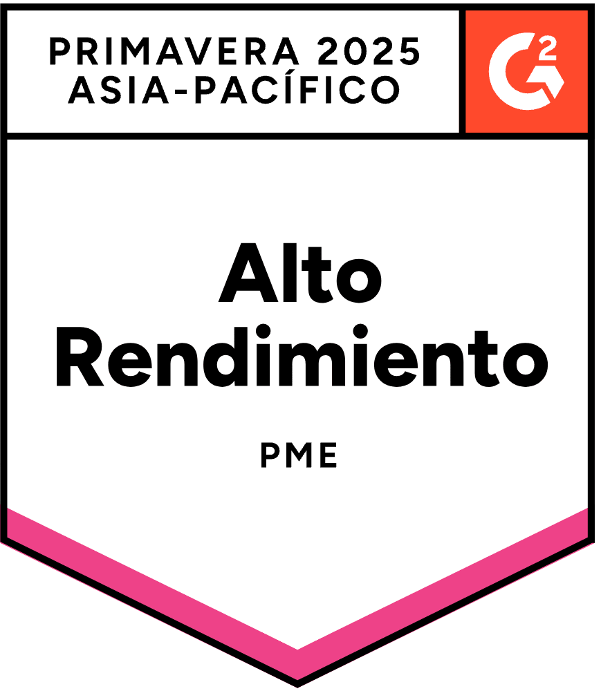 ZeroBounce es un Alto Desempeño en Pequeñas Empresas en Asia Pacífico en la categoría de Verificación de Correos Electrónicos según G2 para la Primavera de 2025.