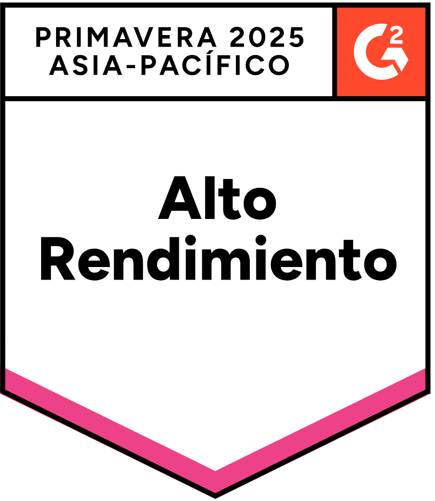 ZeroBounce es un Alto Desempeño en Asia Pacífico en la categoría de Verificación de Correos Electrónicos según G2 para la Primavera de 2025.