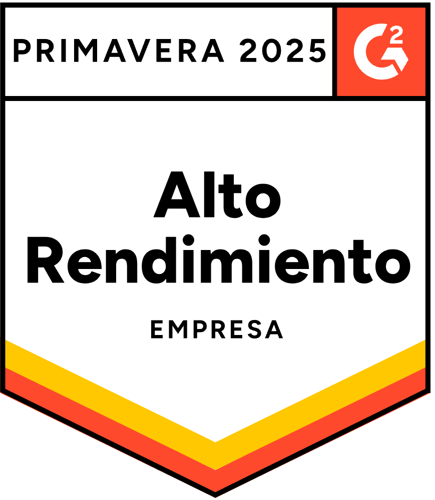ZeroBounce ha sido reconocido como Alto Desempeño para Empresas según G2 para la Primavera de 2025.