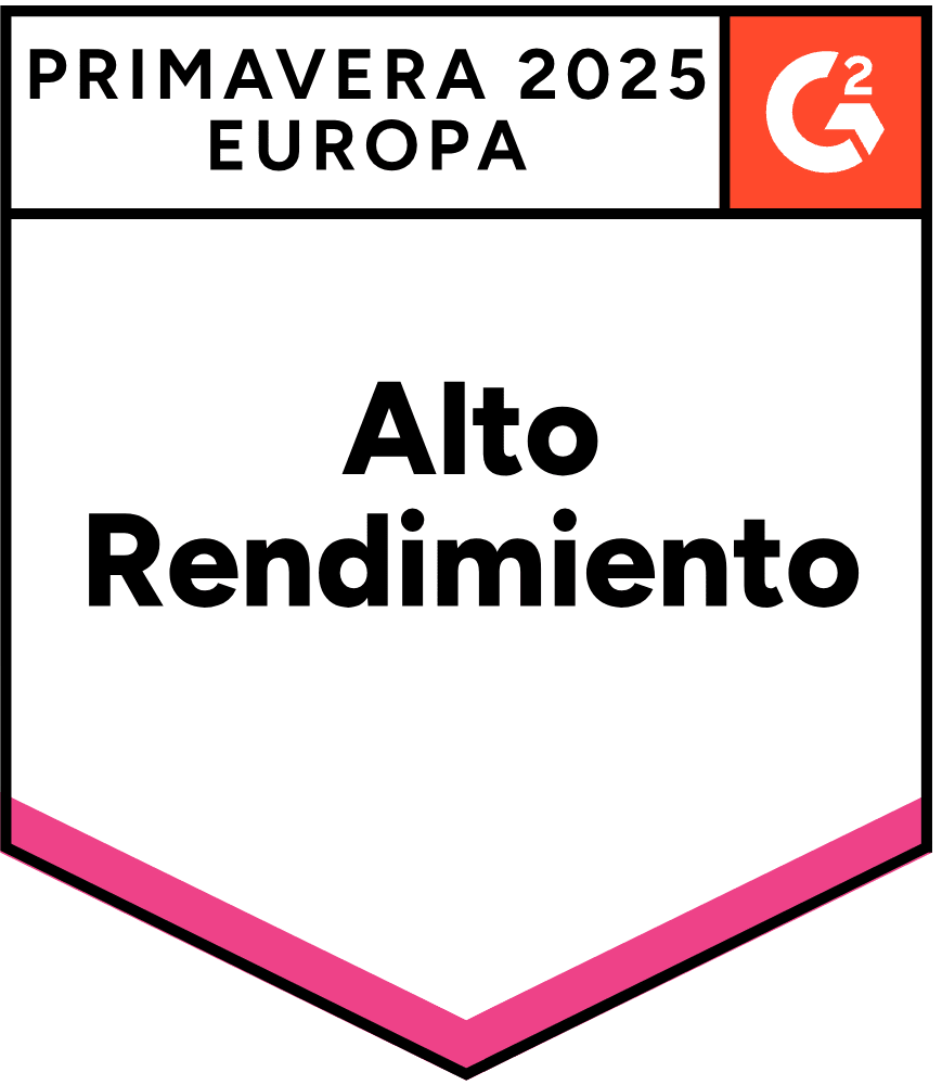 ZeroBounce es un Alto Desempeño en Europa en la categoría de Verificación de Correos Electrónicos según G2 para la Primavera de 2025.