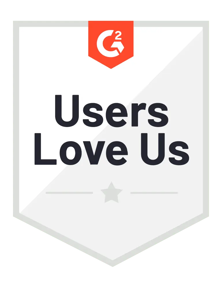 ZeroBounce earns a G2 Users Love Us badge in the Email Verification category with G2 for the Spring of 2023.